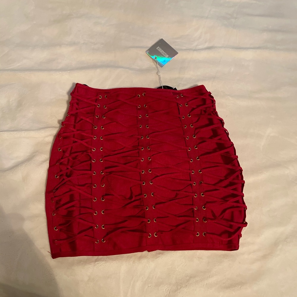 Missguided bandage skirt